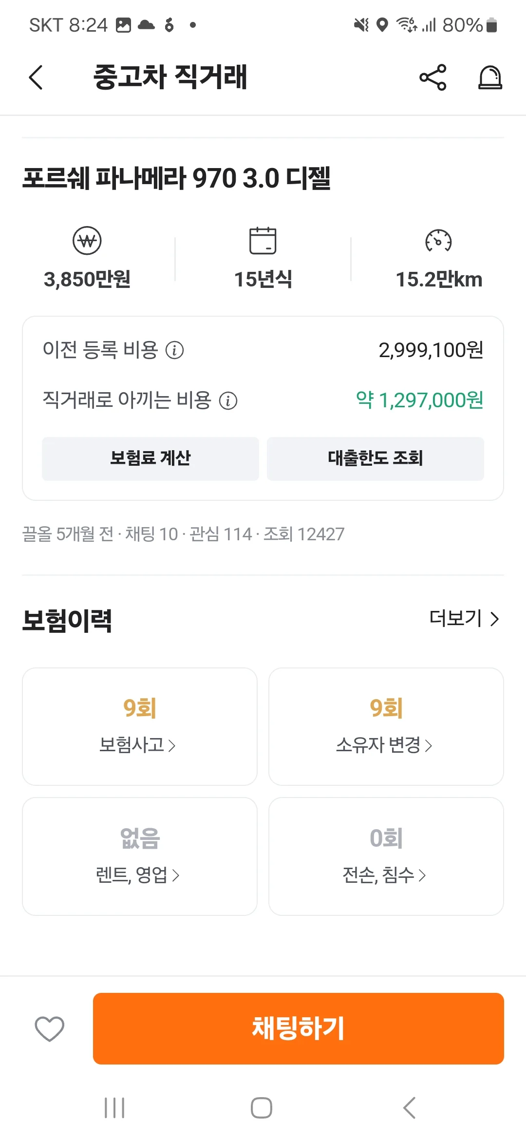 중고 포르쉐 매물